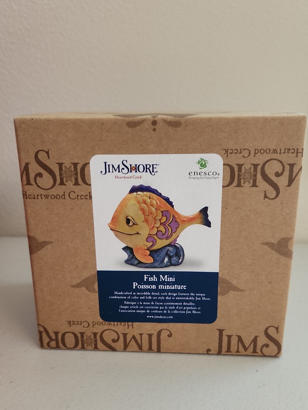 Jim Shore Yellow, Orange & Blue Fish Mini Figurine